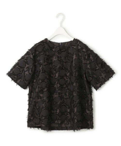 L size ONWARD(大きいサイズ) / エルサイズオンワード シャツ・ブラウス | 【洗える】 ヘアリーシアージャカード ブラウス | 詳細10