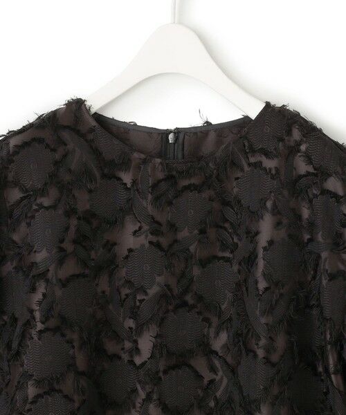 L size ONWARD(大きいサイズ) / エルサイズオンワード シャツ・ブラウス | 【洗える】 ヘアリーシアージャカード ブラウス | 詳細11