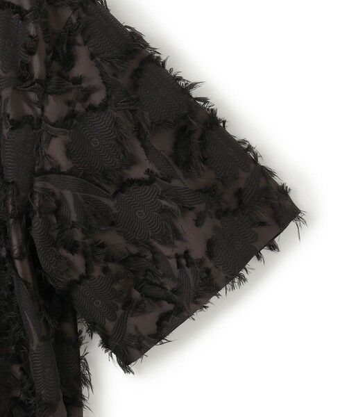 L size ONWARD(大きいサイズ) / エルサイズオンワード シャツ・ブラウス | 【洗える】 ヘアリーシアージャカード ブラウス | 詳細12