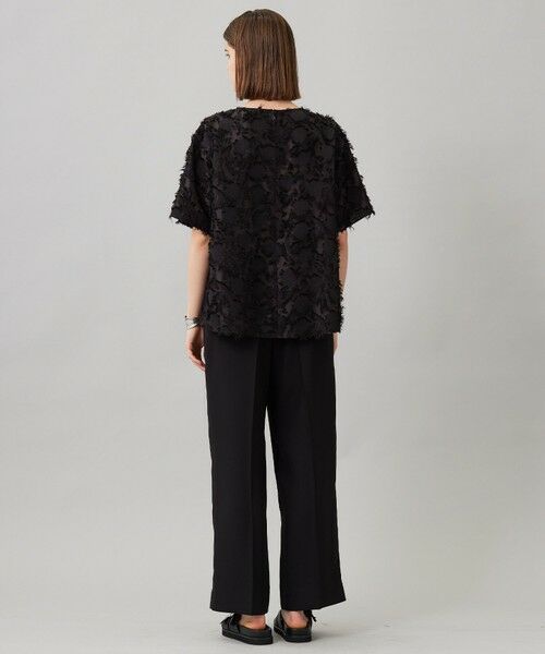 L size ONWARD(大きいサイズ) / エルサイズオンワード シャツ・ブラウス | 【洗える】 ヘアリーシアージャカード ブラウス | 詳細9