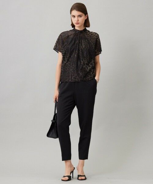 L size ONWARD(大きいサイズ) / エルサイズオンワード シャツ・ブラウス | 【洗える】シアーカールマイヤー ブラウス | 詳細1