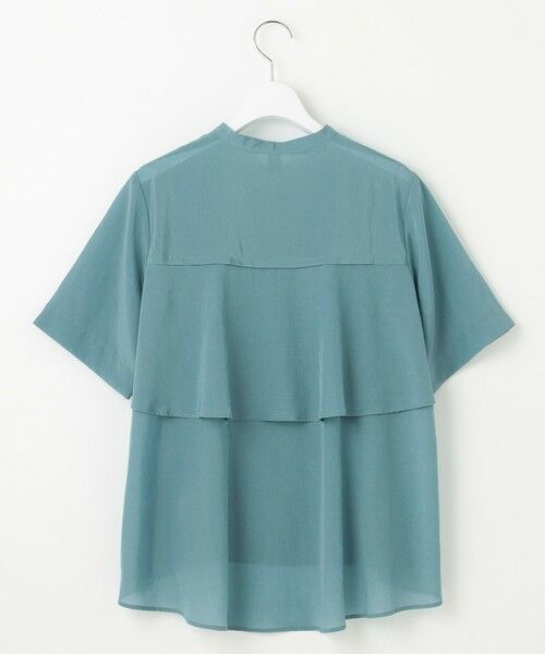 L size ONWARD(大きいサイズ) / エルサイズオンワード シャツ・ブラウス | 【WEB限定カラーあり・洗える・速乾・接触冷感】リライムライトローン バックフリル ブラウス | 詳細15