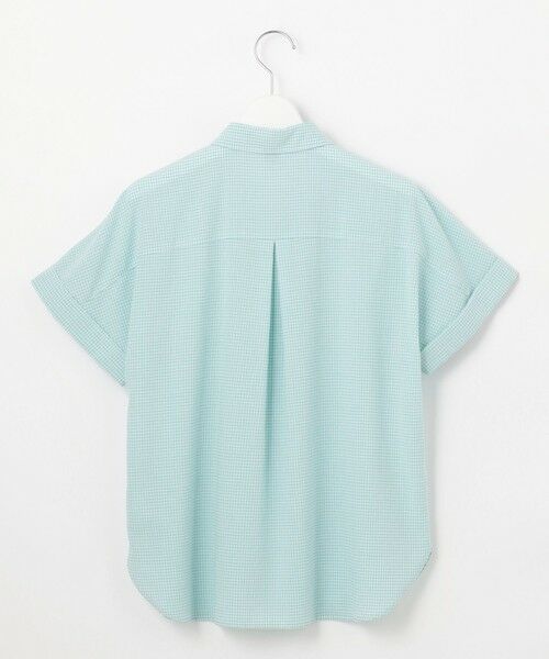 L size ONWARD(大きいサイズ) / エルサイズオンワード シャツ・ブラウス | 【洗える】SHEER ギンガム シャツ ブラウス | 詳細7