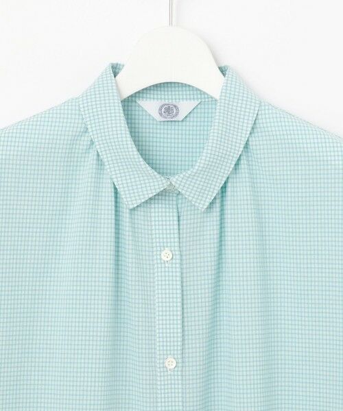 L size ONWARD(大きいサイズ) / エルサイズオンワード シャツ・ブラウス | 【洗える】SHEER ギンガム シャツ ブラウス | 詳細8