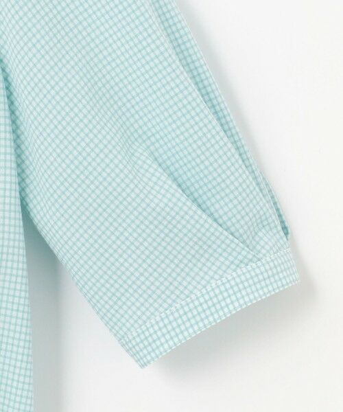 L size ONWARD(大きいサイズ) / エルサイズオンワード シャツ・ブラウス | 【洗える】SHEER ギンガム スキッパー ブラウス | 詳細9