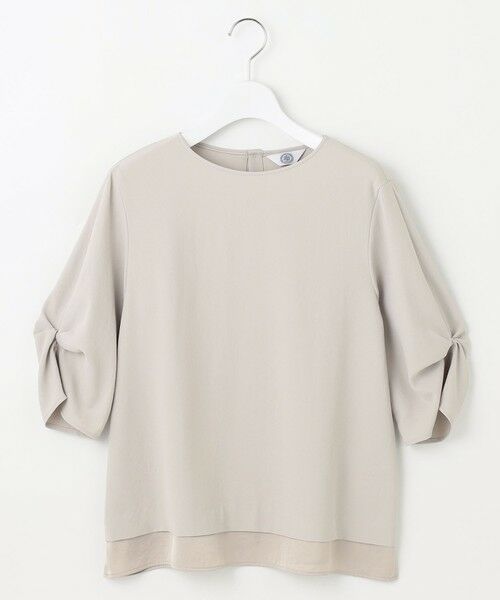 L size ONWARD(大きいサイズ) / エルサイズオンワード シャツ・ブラウス | 【洗える・吸水速乾・接触冷感・セットアップ対応】Light ジョーゼット ブラウス | 詳細7