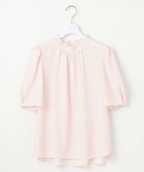 L size ONWARD(大きいサイズ) / エルサイズオンワード シャツ・ブラウス | 【洗える】フリルネックスタンド ブラウス | 詳細12