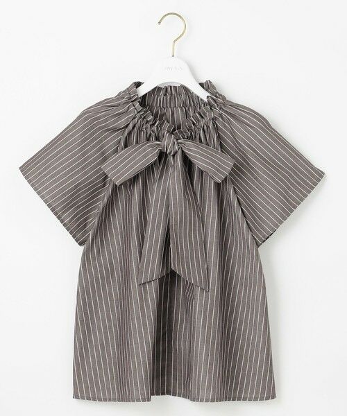 L size ONWARD(大きいサイズ) / エルサイズオンワード シャツ・ブラウス | 【洗える】ギャザーネック ブラウス | 詳細8