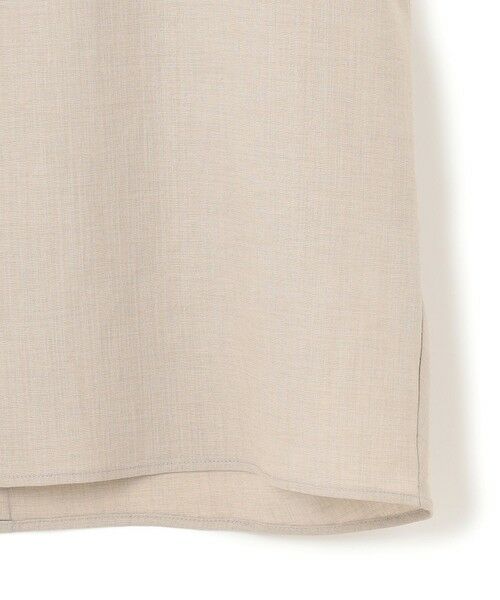 L size ONWARD(大きいサイズ) / エルサイズオンワード シャツ・ブラウス | 【洗える】トリアセスラブストレッチ フレンチスリーブ ブラウス | 詳細13