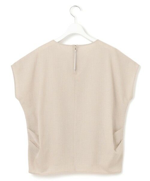 L size ONWARD(大きいサイズ) / エルサイズオンワード シャツ・ブラウス | 【洗える】トリアセスラブストレッチ フレンチスリーブ ブラウス | 詳細9