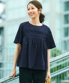 大きいサイズ！自由区　洗える　切り替えブラウス 大きいサイズ！自由区 洗える 切り替えブラウス - メルカリ