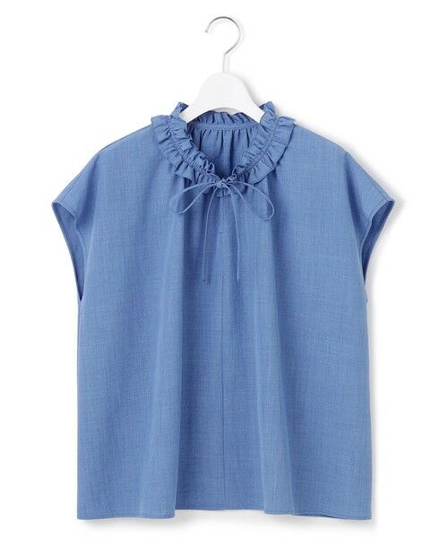 L size ONWARD(大きいサイズ) / エルサイズオンワード シャツ・ブラウス | 【WEB&一部店舗限定】ライトタンブラー ギャザー フリル ブラウス | 詳細21