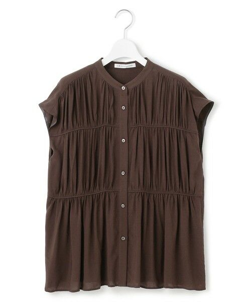 L size ONWARD(大きいサイズ) / エルサイズオンワード シャツ・ブラウス | 【接触冷感/WEB&一部店舗限定】レーヨンスパローン ティアード ブラウス | 詳細8