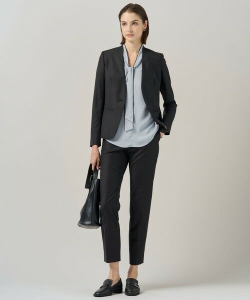 L size ONWARD(大きいサイズ) / エルサイズオンワード ノーカラージャケット | 【新色追加・セットアップ対応】Bahariye ノーカラージャケット | 詳細6