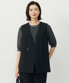 セール】 【CLASSY. 10月号掲載/洗える】ドレープ ジレ （その他