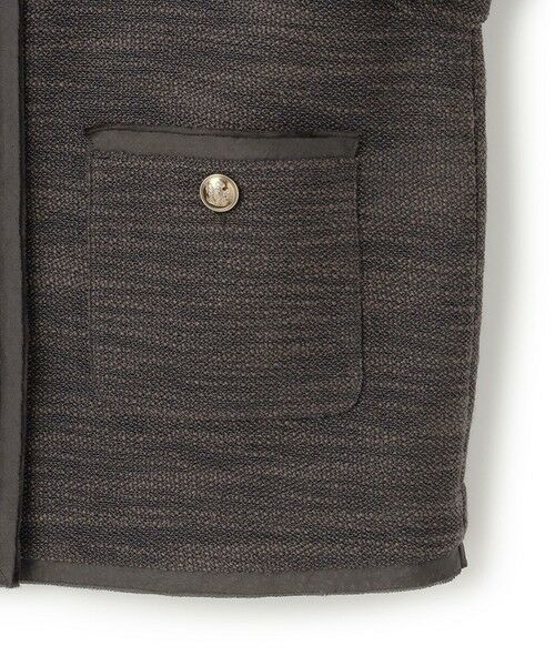 L size ONWARD(大きいサイズ) / エルサイズオンワード ノーカラージャケット | サマーツイード 7分袖 ジャケット | 詳細19