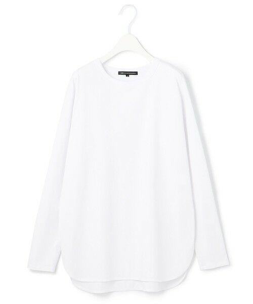 L size ONWARD(大きいサイズ) / エルサイズオンワード カットソー | 【大好評素材/洗える】コットンベアジャージー ロング Tシャツ | 詳細11