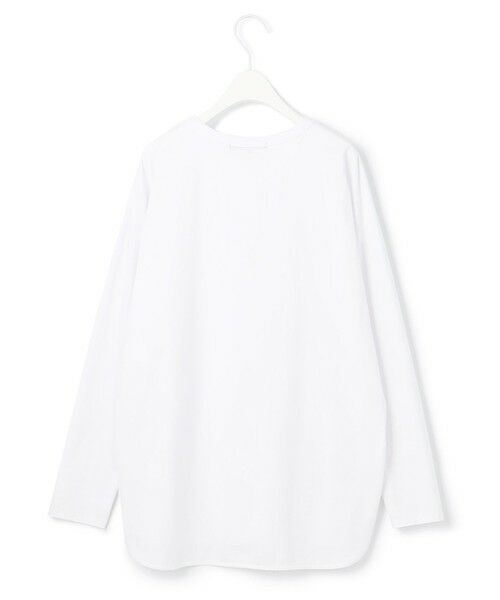 L size ONWARD(大きいサイズ) / エルサイズオンワード カットソー | 【大好評素材/洗える】コットンベアジャージー ロング Tシャツ | 詳細13