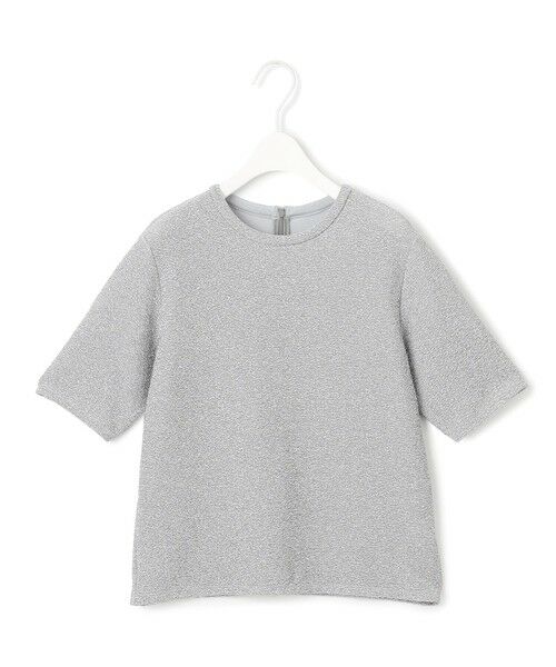 L size ONWARD(大きいサイズ) / エルサイズオンワード カットソー | 【洗える】シャイニーラメジャガード カットソー | 詳細4