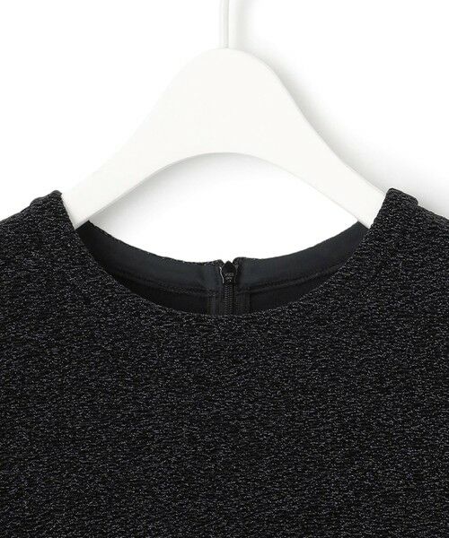 L size ONWARD(大きいサイズ) / エルサイズオンワード カットソー | 【洗える】シャイニーラメジャガード カットソー | 詳細10