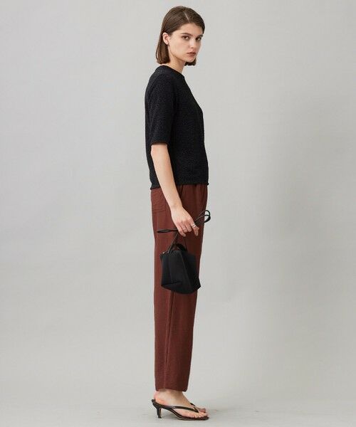 L size ONWARD(大きいサイズ) / エルサイズオンワード カットソー | 【洗える】シャイニーラメジャガード カットソー | 詳細6