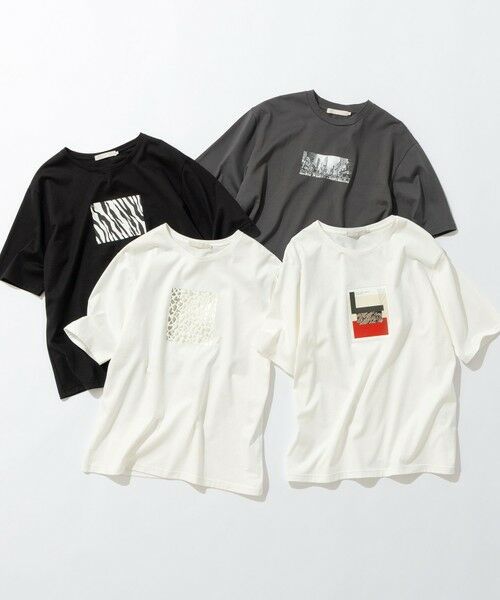 L size ONWARD(大きいサイズ) / エルサイズオンワード カットソー | 【接触冷感・UVケア・洗える】クロップド ロゴTEE | 詳細11