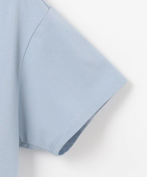 L size ONWARD(大きいサイズ) / エルサイズオンワード カットソー | 【洗える・接触冷感】プレーティングジャージー バンドカラー カットソー | 詳細16