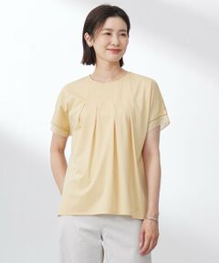 L size ONWARD(大きいサイズ) / エルサイズオンワード カットソー | 【洗える・接触冷感】プレーティングジャージー フレア カットソー