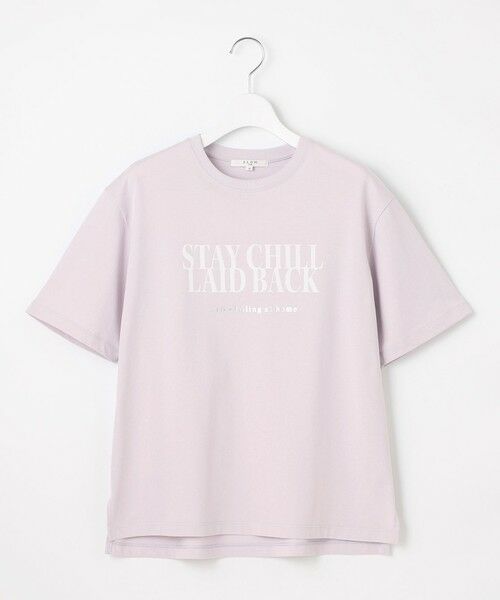 L size ONWARD(大きいサイズ) / エルサイズオンワード カットソー | 【SLOW/一部店舗限定】MVSコットン ロゴTシャツ | 詳細10