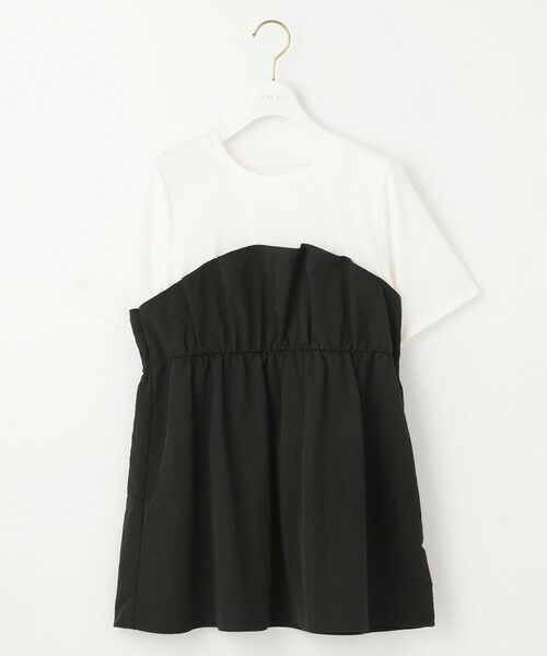 L size ONWARD(大きいサイズ) / エルサイズオンワード カットソー | 【洗える】ビスチェコンビ Tシャツ | 詳細2