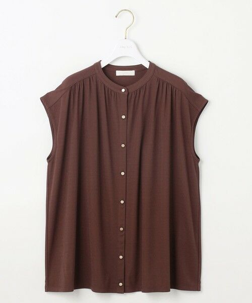 L size ONWARD(大きいサイズ) / エルサイズオンワード シャツ・ブラウス | 【接触冷感・UVカット・洗える】ハイストレッチスムース2WAY ブラウス | 詳細18