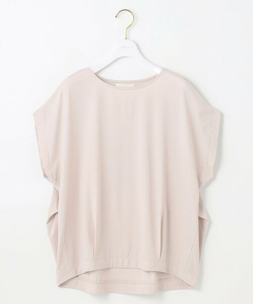 L size ONWARD(大きいサイズ) / エルサイズオンワード カットソー | 【接触冷感・UVカット・洗える】ハイストレッチスムースフレンチスリーブ カットソー | 詳細4