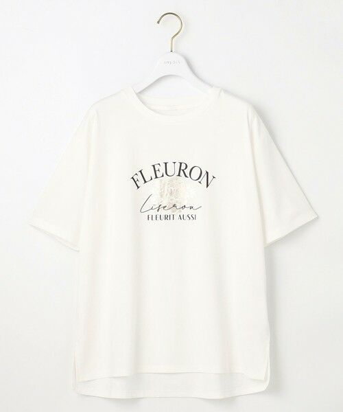 L size ONWARD(大きいサイズ) / エルサイズオンワード カットソー | 【洗える】ロゴ刺繍 Tシャツ | 詳細15