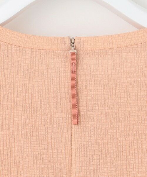 L size ONWARD(大きいサイズ) / エルサイズオンワード カットソー | 【洗える】リネンサッカーコンビペプラム カットソー | 詳細11