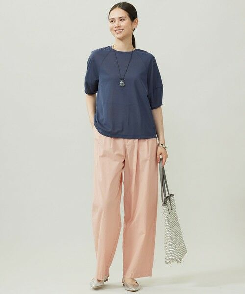 L size ONWARD(大きいサイズ) / エルサイズオンワード カットソー | 【17号サイズまで展開】シアーフライス Tシャツ | 詳細12