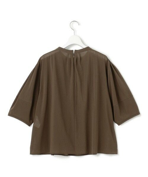 L size ONWARD(大きいサイズ) / エルサイズオンワード カットソー | 【洗える】クリアトリコットジャージー ギャザーフォルム カットソー | 詳細9