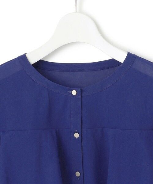 L size ONWARD(大きいサイズ) / エルサイズオンワード カットソー | 【Oggi9月号掲載/洗える】クリアトリコットジャージー フリルデザイン カットソー | 詳細13