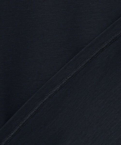 L size ONWARD(大きいサイズ) / エルサイズオンワード カットソー | 【汗じみ防止加工】スカーフプリントコンビ フレンチスリーブ カットソー | 詳細13