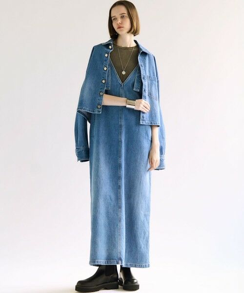 L size ONWARD(大きいサイズ) / エルサイズオンワード カットソー | 【洗える】シアーベロア リラックス Tシャツ | 詳細15