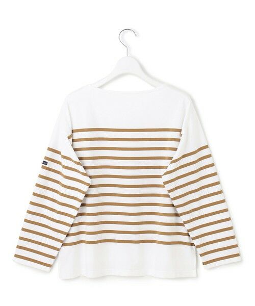 L size ONWARD(大きいサイズ) / エルサイズオンワード カットソー | 【洗える】Armor-lux パネルボーダー 長袖Tシャツ | 詳細11