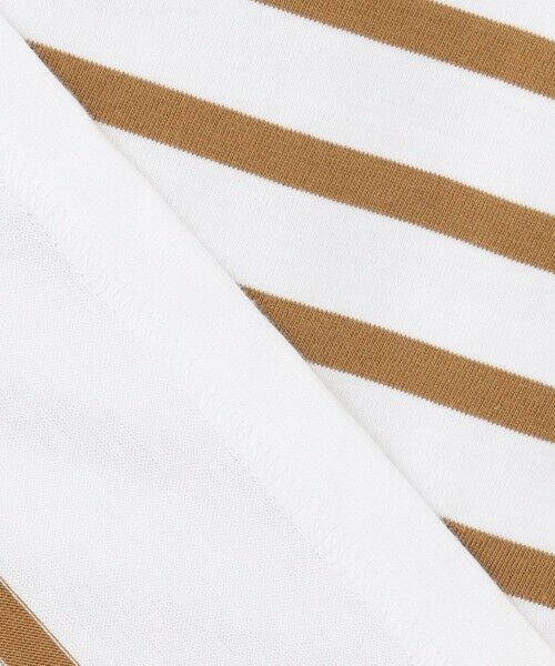 L size ONWARD(大きいサイズ) / エルサイズオンワード カットソー | 【洗える】Armor-lux パネルボーダー 長袖Tシャツ | 詳細16