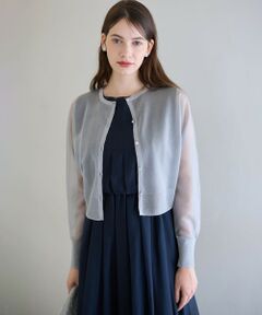 L size ONWARD(大きいサイズ) / エルサイズオンワード カーディガン・ボレロ | 【APPLAUDIR】グロッシードルマン カーディガン