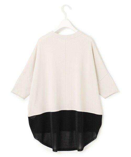 L size ONWARD(大きいサイズ) / エルサイズオンワード ニット・セーター | 【接触冷感・UVカット・洗える】VIS/NYハイゲージ シアーコンビニット | 詳細2