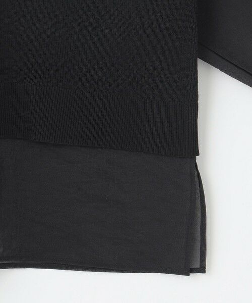L size ONWARD(大きいサイズ) / エルサイズオンワード ニット・セーター | 【カタログ掲載・洗える】ハイツイストコットンアセテートプルオーバー ニット | 詳細15