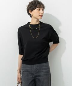 L size ONWARD(大きいサイズ) / エルサイズオンワード ニット・セーター | 【洗える/吊り干しOK】ヴィスコースストレッチ パフスリーブ ニット