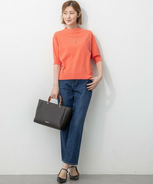 L size ONWARD(大きいサイズ) / エルサイズオンワード ニット・セーター | 【洗える/吊り干しOK】ヴィスコースストレッチ パフスリーブ ニット | 詳細11