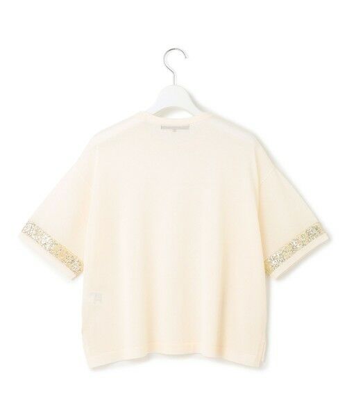 L size ONWARD(大きいサイズ) / エルサイズオンワード ニット・セーター | 【洗える】スパンコールシアー ニットT | 詳細6