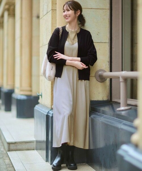 L size ONWARD(大きいサイズ) / エルサイズオンワード ニット・セーター | 【洗える】オータムメタリック ラメ ニットT | 詳細6