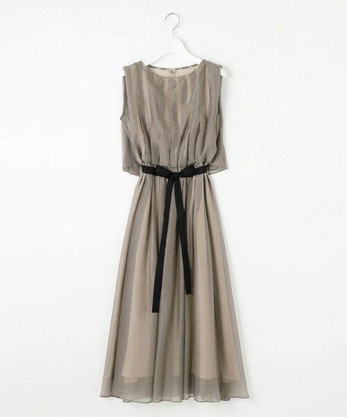 L size ONWARD(大きいサイズ) / エルサイズオンワード ドレス | 【APPLAUDIR】グロッシーオーガンザ ドレス | 詳細7