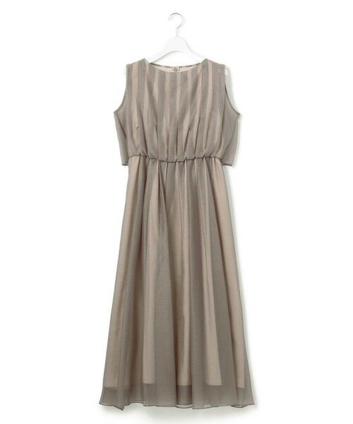 L size ONWARD(大きいサイズ) / エルサイズオンワード ドレス | 【APPLAUDIR】グロッシーオーガンザ ドレス | 詳細9